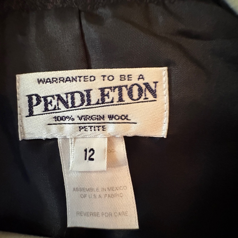 Pendleton Black Blazer Professional Tailored Suit… - image 6